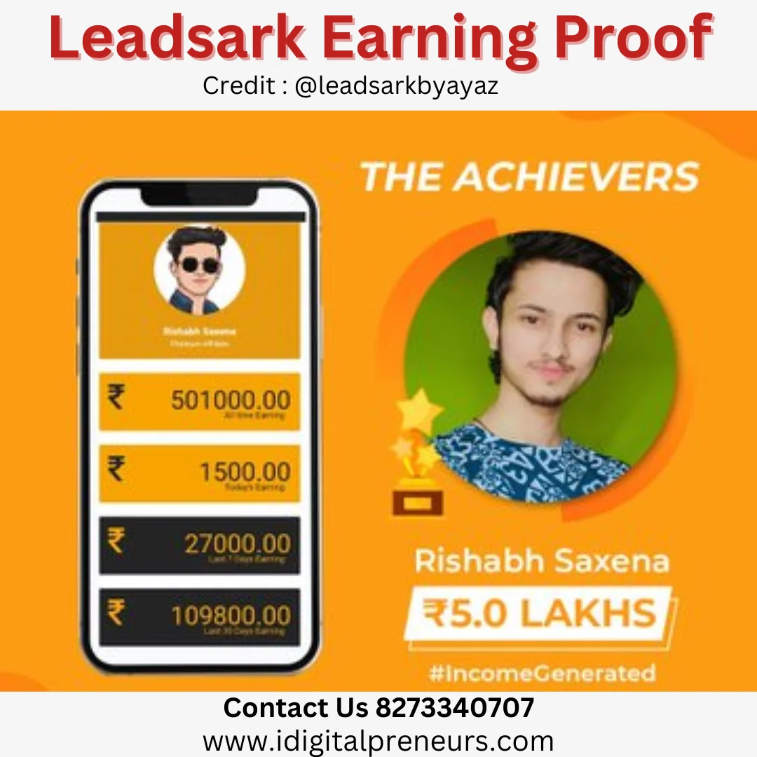 leadsark earning proof